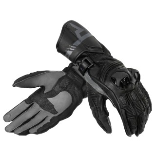 RĘKAWICE MOTOCYKLOWE REBELHORN ST LONG BLACK GREY S