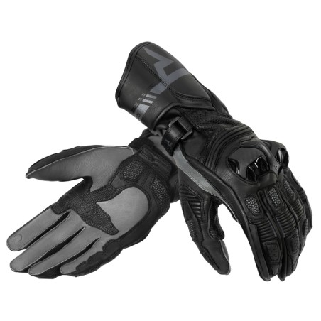 RĘKAWICE MOTOCYKLOWE REBELHORN ST LONG BLACK GREY S