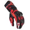 RĘKAWICE MOTOCYKLOWE REBELHORN ST LONG BLACK GREY FLUO RED 5XL