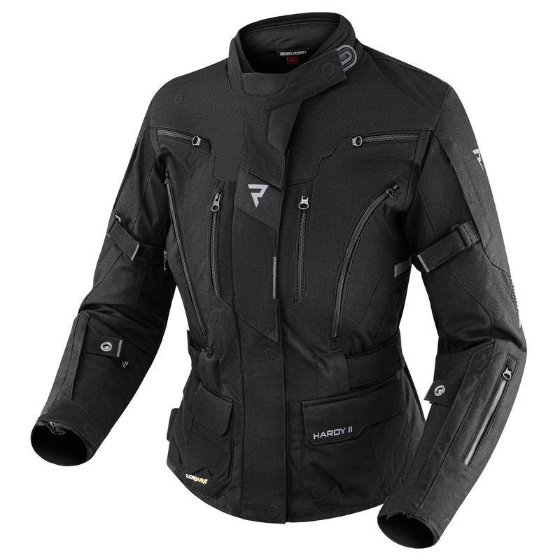 KURTKA MOTOCYKLOWA TEKSTYLNA DAMSKA REBELHORN HARDY 2 BLACK WXS