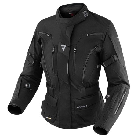 KURTKA MOTOCYKLOWA TEKSTYLNA DAMSKA REBELHORN HARDY 2 BLACK WXS