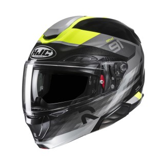 KASK MOTOCYKLOWY HJC RPHA91 MADAL BLACK YELLOW M