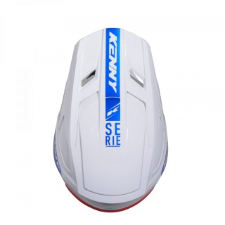 KENNY RACING KASK CROSS/ENDURO MODEL PERFORMANCE ERT GRAPHIC FLAG KOLOR BIAŁY/CZERWONY/NIEBIESKI ROZMIAR XL ( 61 - 62 CM )
