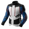 KURTKA MOTOCYKLOWA TEKSTYLNA REBELHORN HARDY 3.0 BLUE GREY RED L