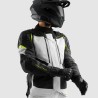 KURTKA MOTOCYKLOWA TEKSTYLNA REBELHORN HARDY 3.0 BLACK LIGHT GREY FLUO YELLOW 6XL