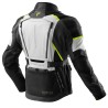 KURTKA MOTOCYKLOWA TEKSTYLNA REBELHORN HARDY 3.0 BLACK LIGHT GREY FLUO YELLOW 7XL