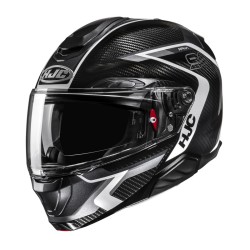 KASK MOTOCYKLOWY HJC RPHA91 CARBON LAGOS BLACK WHITE L