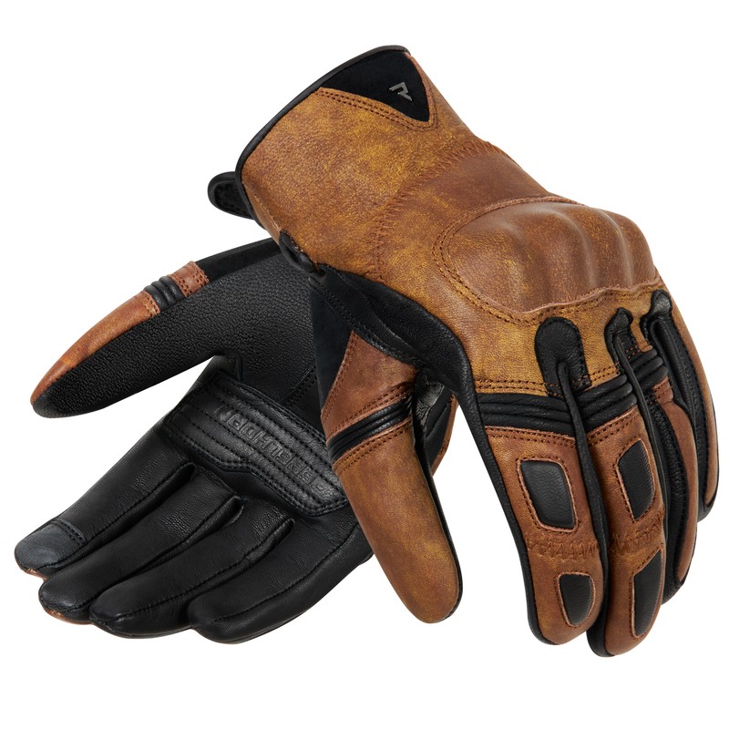 RĘKAWICE MOTOCYKLOWE REBELHORN THUG 2 VINTAGE BROWN XS