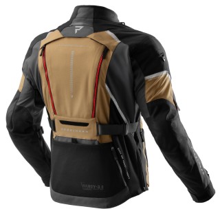 KURTKA MOTOCYKLOWA TEKSTYLNA REBELHORN HARDY 3.0 DESERT GREY RED XS