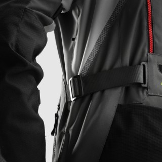 KURTKA MOTOCYKLOWA TEKSTYLNA REBELHORN HARDY 3.0 DARK GREY BLACK FLUO YELLOW 4XL