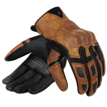 RĘKAWICE MOTOCYKLOWE REBELHORN THUG 2 VINTAGE BROWN S