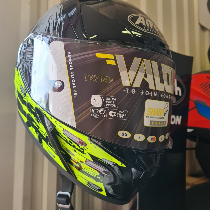 Kask Airoh Valor Akuna Yellow Gloss