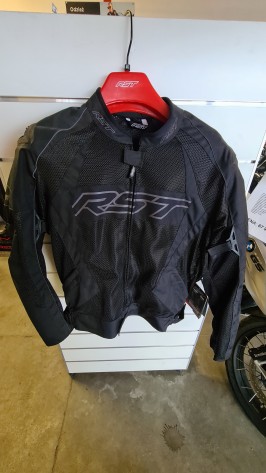 Kurtka Skórzano-Tekstylna RST Tractech Evo 4 Mesh CE Black/Black