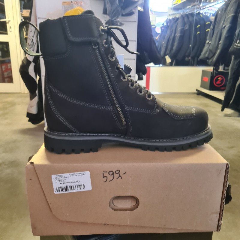 Buty Skórzane Broger Alaska II Vintage Black