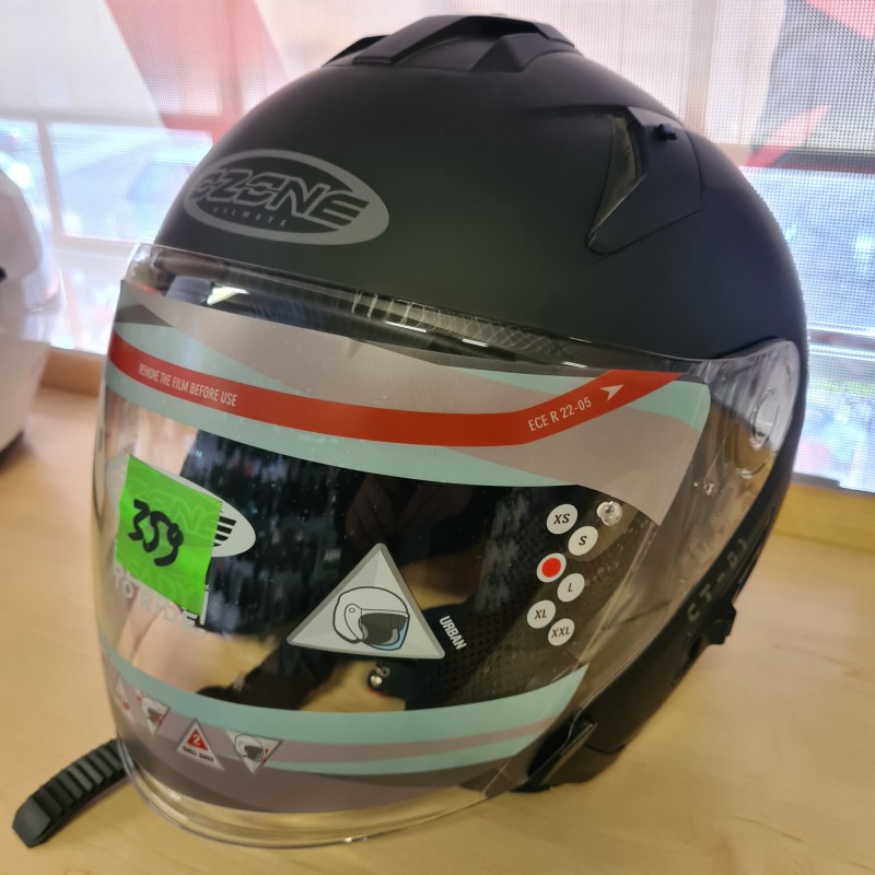 Kask Open Face Ct-01 Black Matt