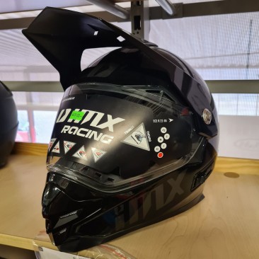 Motocyklowy Kask iMX Racing MXT-01 Pinlock Ready Black