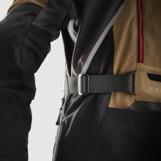 KURTKA MOTOCYKLOWA TEKSTYLNA REBELHORN HARDY 3.0 DESERT GREY RED 7XL