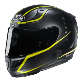 KASK HJC R-PHA-11 JARBAN BLACK/YELLOW XXS