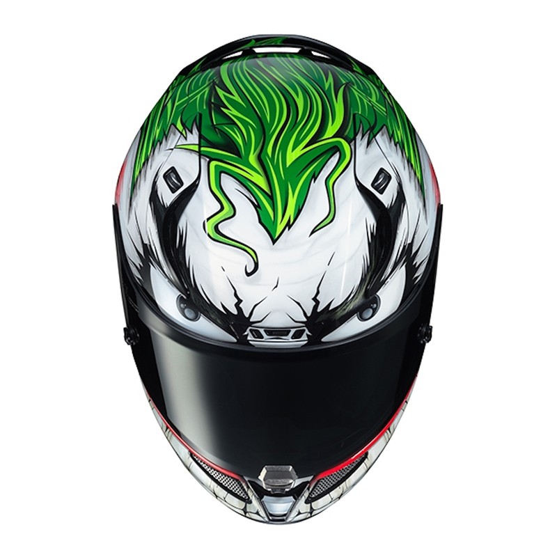 KASK HJC R-PHA-11 JOKER DC COMICS WHITE/GREEN L