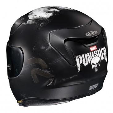 KASK HJC R-PHA-11 PUNISHER MARVEL BLACK XS