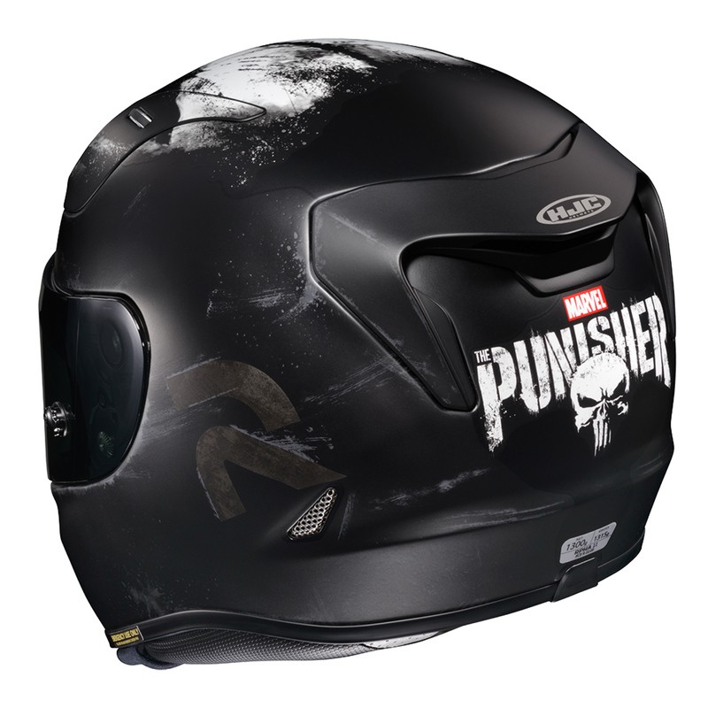 KASK HJC R-PHA-11 PUNISHER MARVEL BLACK S