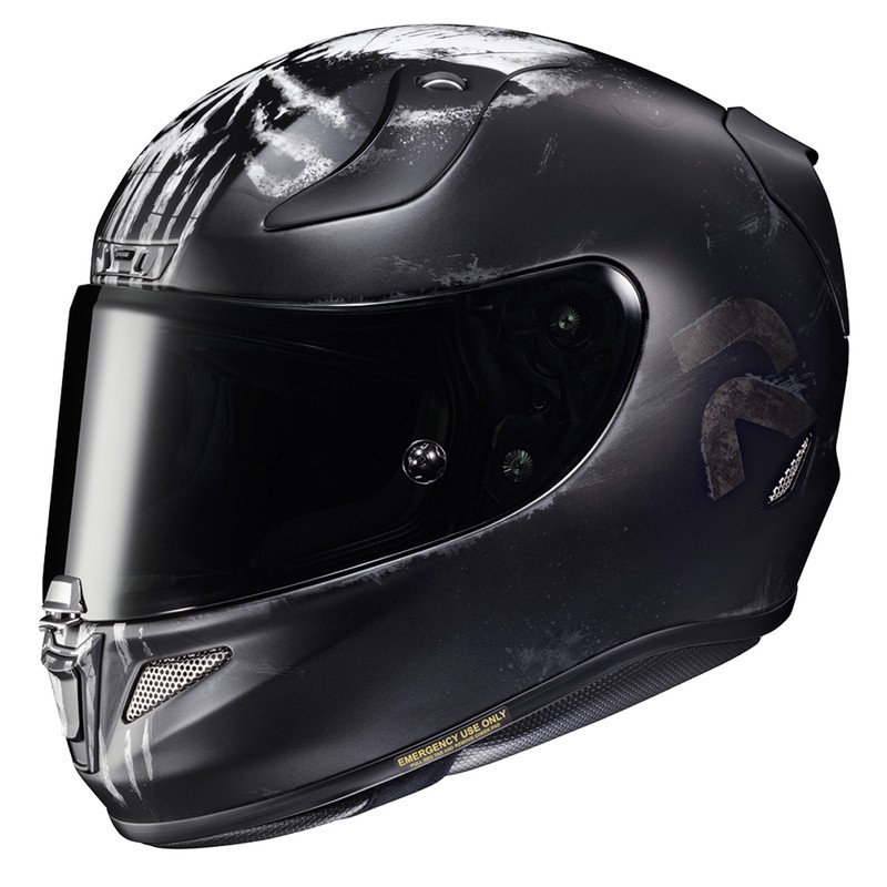 KASK HJC R-PHA-11 PUNISHER MARVEL BLACK XL