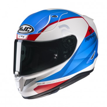 KASK HJC R-PHA-11 TEXEN WHITE/BLUE/RED XS