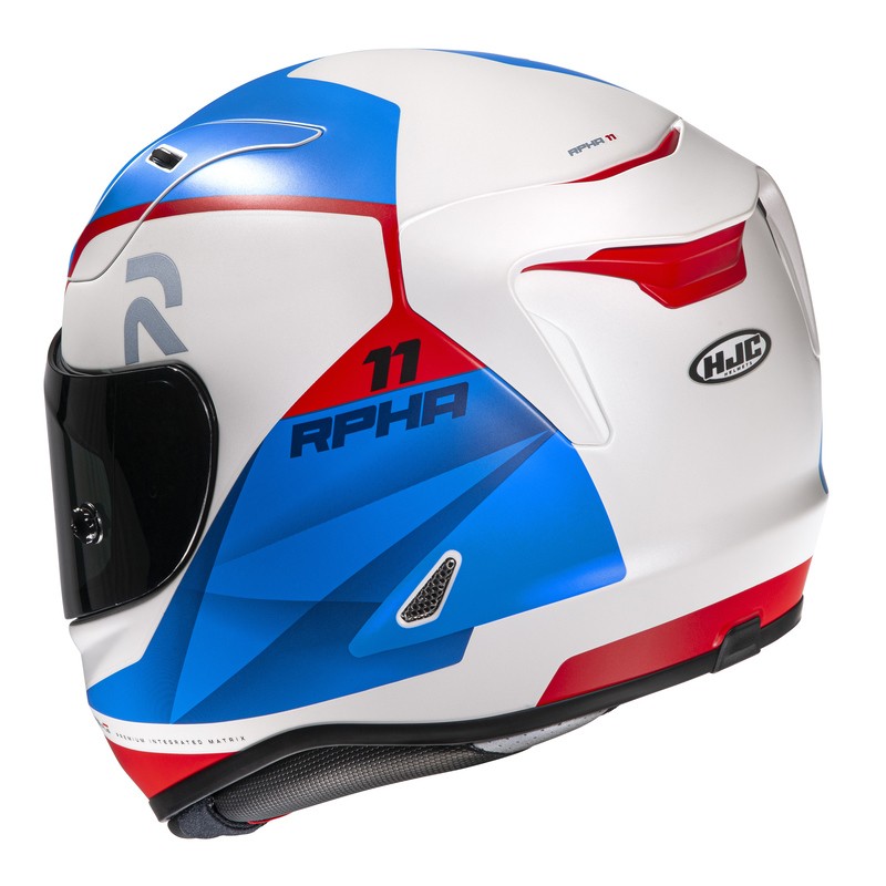 KASK HJC R-PHA-11 TEXEN WHITE/BLUE/RED XS