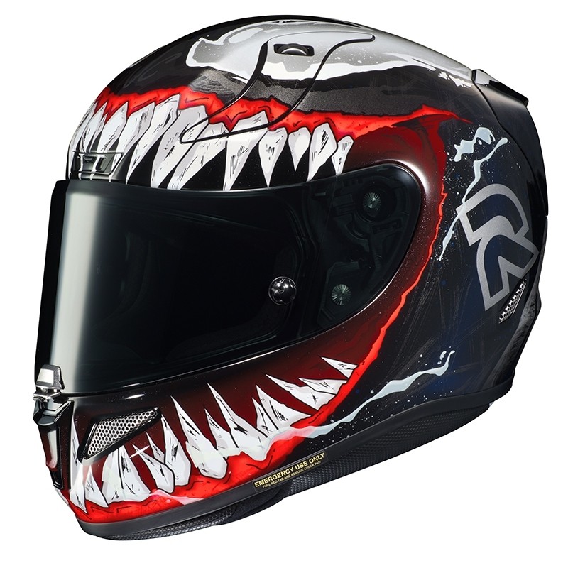 KASK HJC R-PHA-11 VENOM 2 BLACK/RED XXS