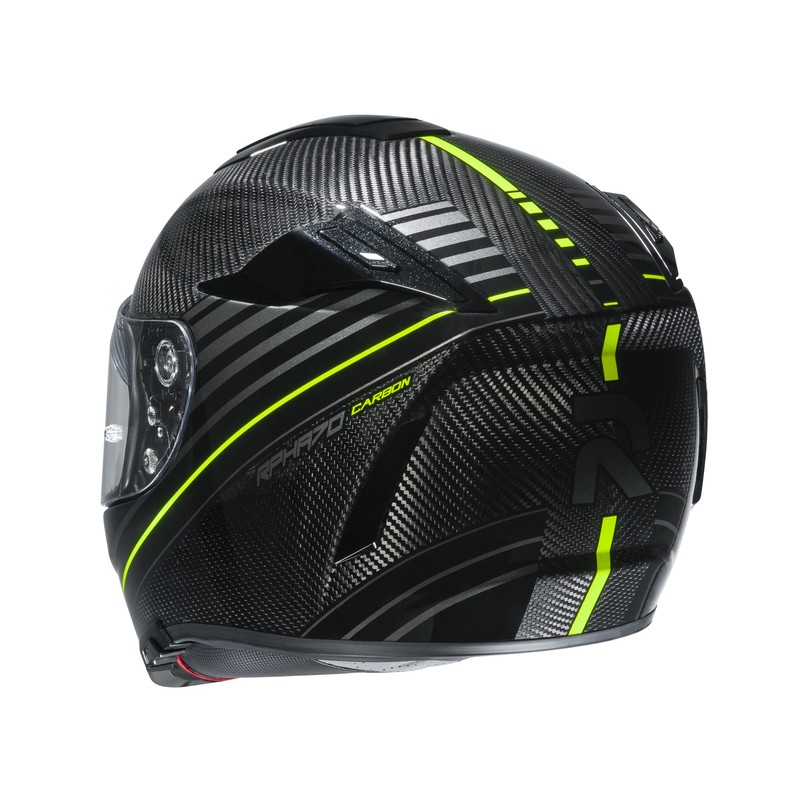 KASK HJC R-PHA-70 CARBON ARTAN BLACK/FLO YELLOW XS