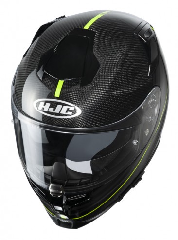 KASK HJC R-PHA-70 CARBON ARTAN BLACK/FLO YELLOW S