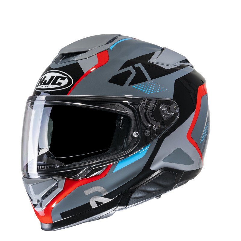 KASK HJC RPHA71 HAPEL GREY/RED XS