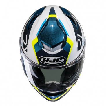 KASK HJC RPHA71 HAPEL BLUE/YELLOW XS