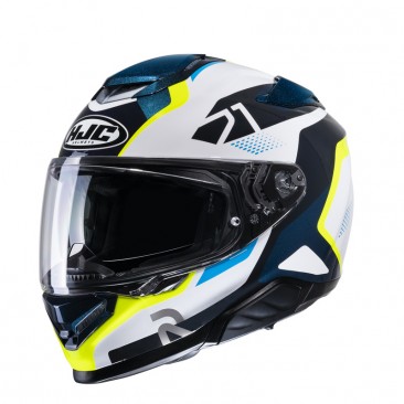 KASK HJC RPHA71 HAPEL BLUE/YELLOW S