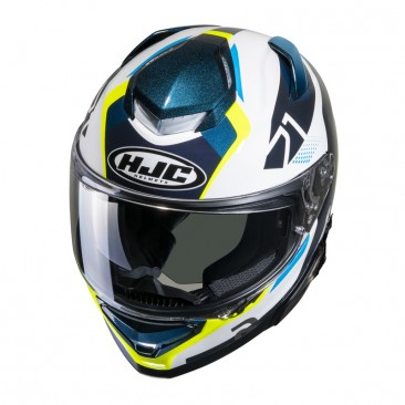 KASK HJC RPHA71 HAPEL BLUE/YELLOW S