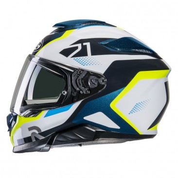 KASK HJC RPHA71 HAPEL BLUE/YELLOW S