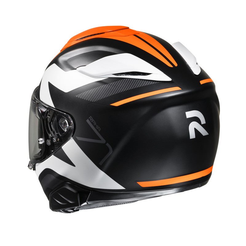 KASK HJC RPHA71 PINNA WHITE/ORANGE S