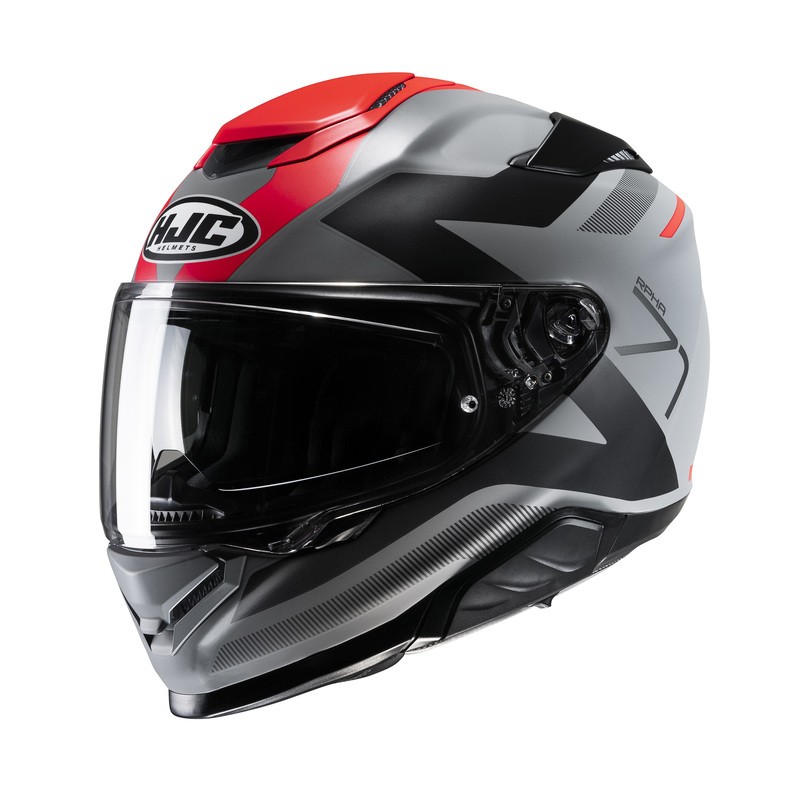 KASK HJC RPHA71 PINNA GREY/RED S