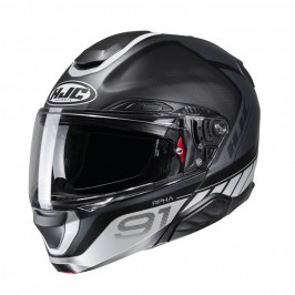 KASK HJC RPHA91 RAFINO BLACK/GREY M