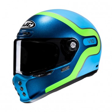 KASK HJC V10 GRAPE BLUE/GREEN XS