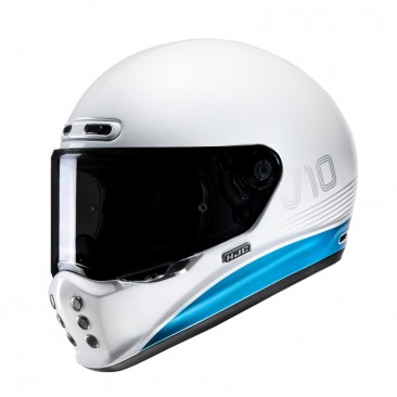 KASK HJC V10 TAMI WHITE/BLUE S