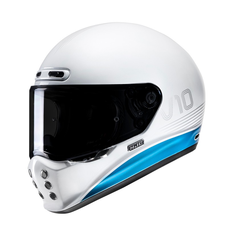 KASK HJC V10 TAMI WHITE/BLUE L