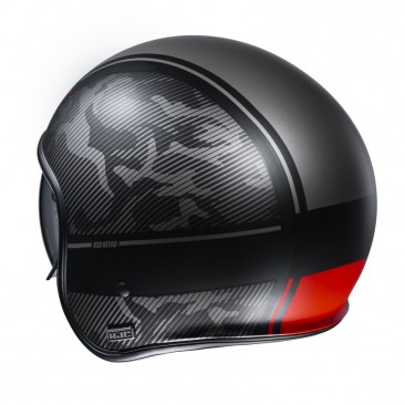 KASK HJC V30 ALPI BLACK/RED XXL