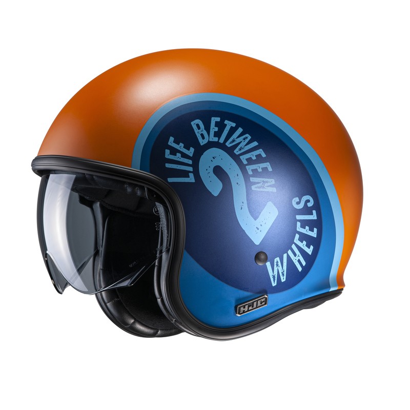 KASK HJC V30 HARVEY ORANGE/BLUE M