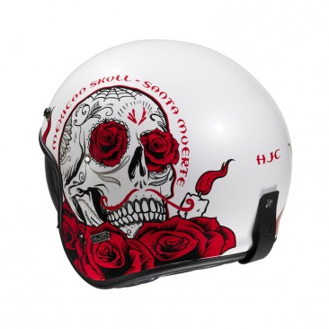 KASK HJC V31 DESTO WHITE/RED XS