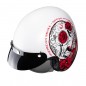 KASK HJC V31 DESTO WHITE/RED S