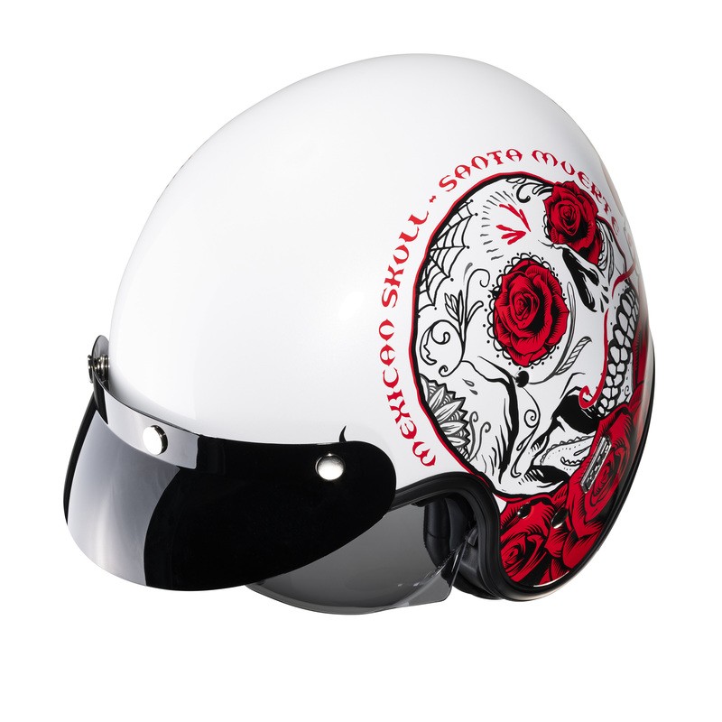 KASK HJC V31 DESTO WHITE/RED M