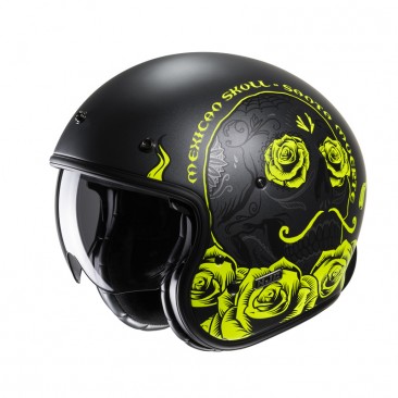 KASK HJC V31 DESTO BLACK/YELLOW XS