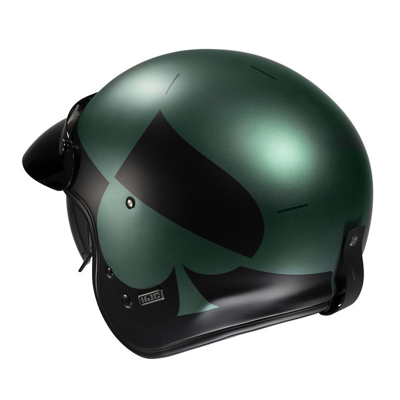 KASK HJC V31 KUZ BLACK/GREEN XS