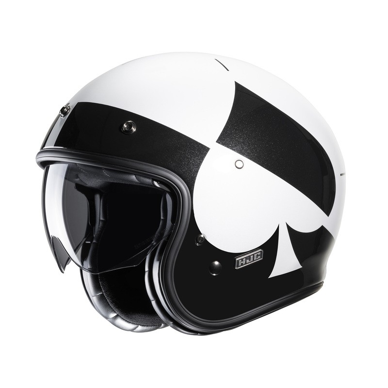 KASK HJC V31 KUZ BLACK/WHITE L